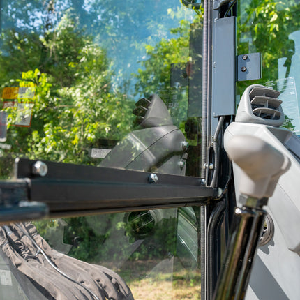 1/2" Tinted Polycarbonate Lower Windshield for John Deere Compact Excavator