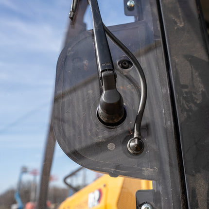 3/8" Clear Polycarbonate Driver Door with Fasteners for Caterpillar Small Dozer