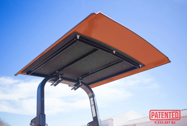 Red-Orange Guardian Canopy with Brackets