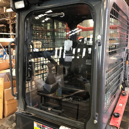 1/2" Tinted Polycarbonate Windshield with Retainers (With Bottom Holes) for Kubota Track Loader