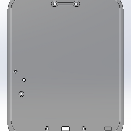 1/2" Tinted Polycarbonate Only (With Bottom Holes) for Kubota Track Loader