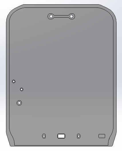 1/2" Tinted Polycarbonate Windshield (Bottom Holes Omitted) for Kubota Track Loader