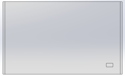 1/2" Clear Polycarbonate Lower Windshield for Kubota KX 080-4 & 080-5