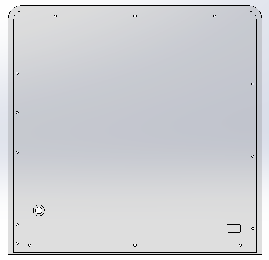 1/2" Clear Polycarbonate Upper Windshield with Retainers for Kubota KX 080-4 & 080-5