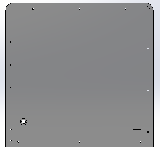 1/2" Tinted Polycarbonate Upper Windshield with Retainers for Kubota KX 080-4 & 080-5