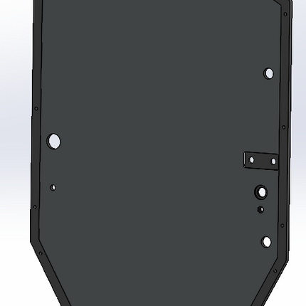 1/2" Tinted Polycarbonate Only for John Deere G Series