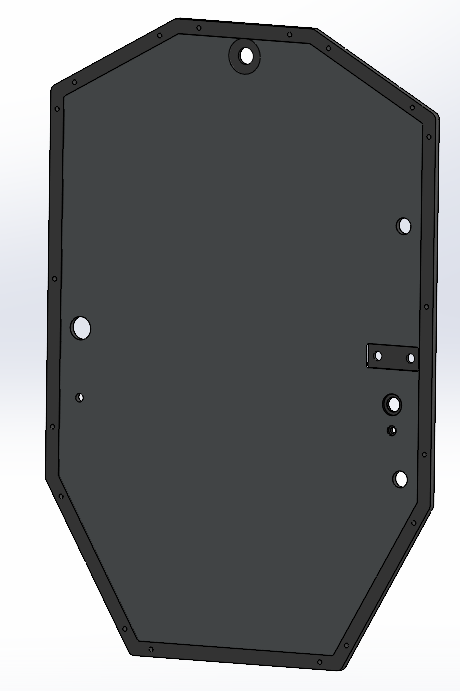 1/2" Tinted Polycarbonate Only for John Deere G Series