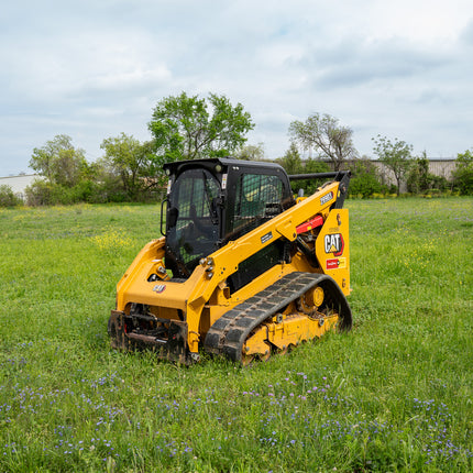 1/2" Clear Polycarbonate Windshield with Stiffener for Caterpillar 299 D3