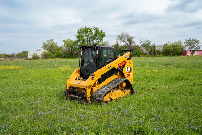 1/2" Tinted Polycarbonate Windshield with Frame for Caterpillar 299 D3