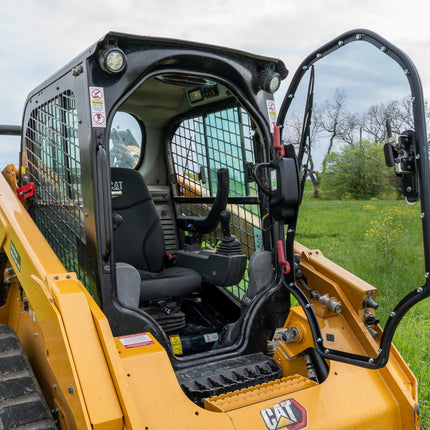 1/2" Clear Polycarbonate Windshield with Stiffener for Caterpillar 299 D3