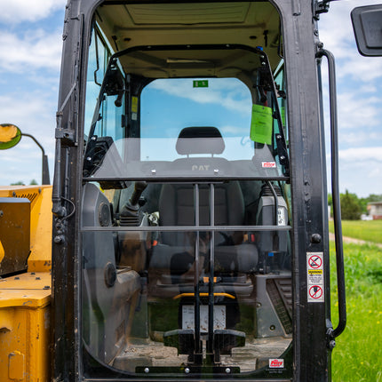 1/2" Clear Polycarbonate Lower Windshield for Caterpillar 309