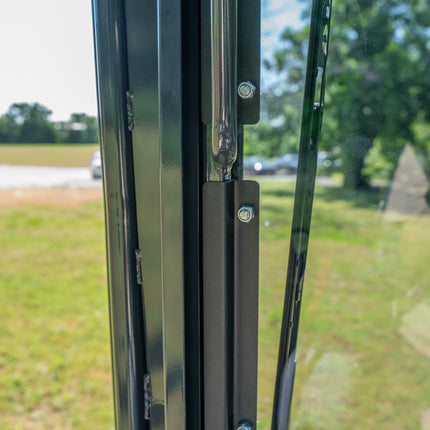 1/2" Tinted Polycarbonate Upper Windshield with Fasteners for John Deere Compact Excavator