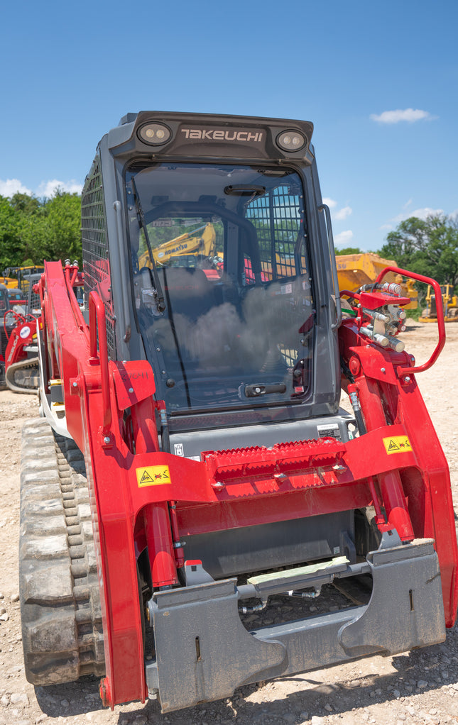 1/2" Clear Polycarbonate  with Fasteners for Takeuchi Track Loader