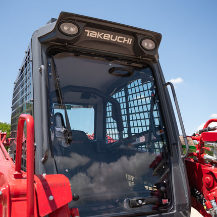 1/2" Clear Polycarbonate  with Fasteners for Takeuchi Track Loader