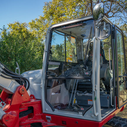 1/2" Clear Polycarbonate Lower Windshield for Takeuchi TB290
