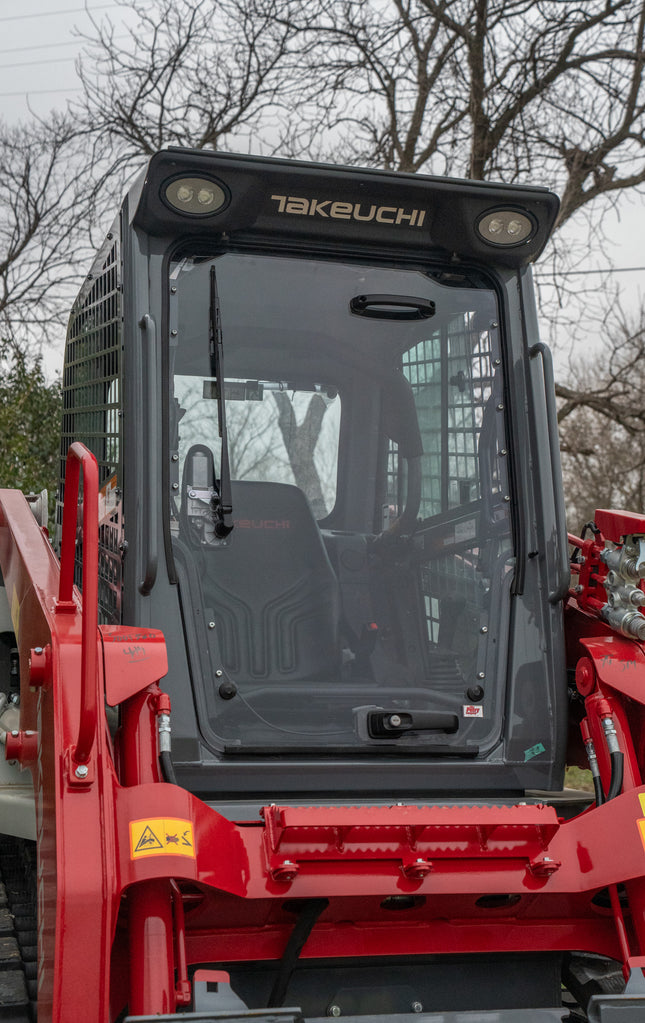 1/2" Tinted Front Door Polycarbonate for Takeuchi TL8R2