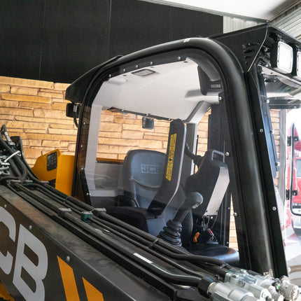1/2" Clear Polycarbonate Replacement for JCB 3TS 2020-2026- Boom Side Window