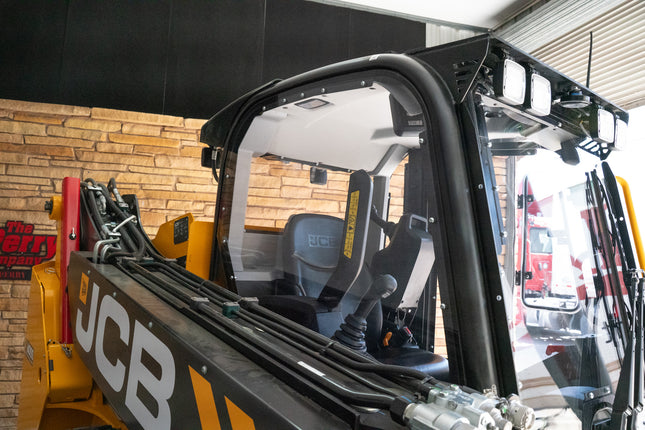 1/2" Clear Polycarbonate Replacement for JCB 3TS 2020-2026- Boom Side Window