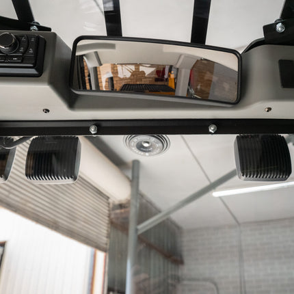 1/2" Clear Polycarbonate Replacement for JCB 3TS 2020-2026- Front Door Only