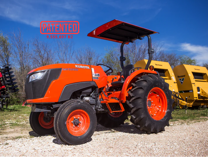 The ultimate universal tractor canopy.