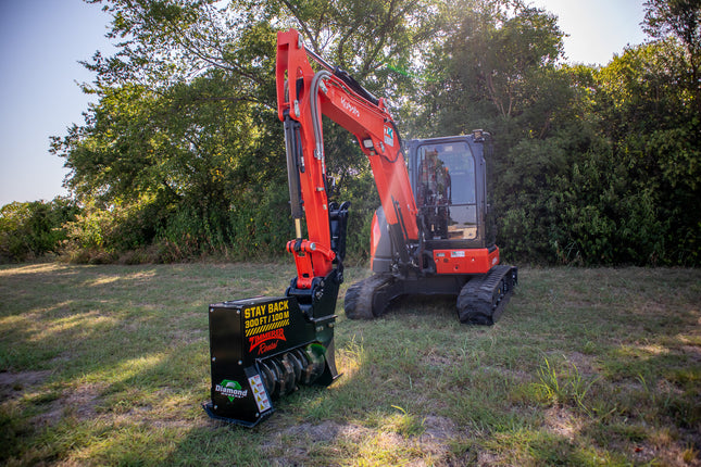 1/2" Clear Upper Polycarbonate with Fasteners for Kubota KX 057-5