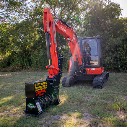 1/2" Clear Polycarbonate Lower Windshield for Kubota KX 057-5