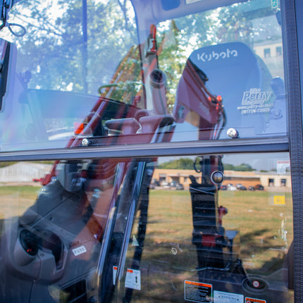 1/2" Clear Polycarbonate Lower Windshield for Kubota KX 057-5